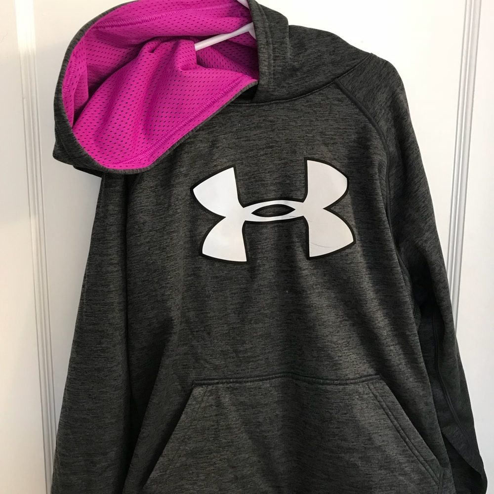 Gray under amour hoodie